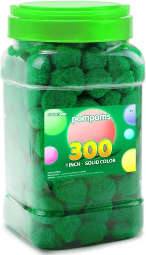 Vista 48 de Eppingwin - 2000 pompones negros, pompones suaves de 1 cm para manualidades, 0.4 pulgadas para proyectos de bricolaje de arte y manualidades (negro)