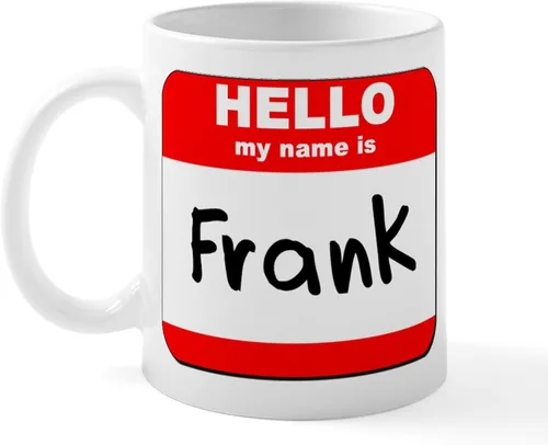 Vista 11 de CafePress Taza de café de cerámica con texto en inglés «Hello My Name Is Mary», de 11 oz (11.0 fl oz)