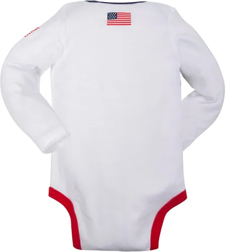 Vista 4 de Cnins Body deportivo para bebé, de manga larga, con temática de fútbol, unisex, para bebés de 0 a 18 meses