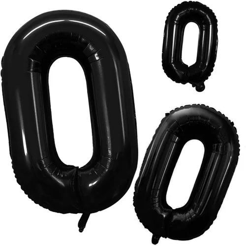 Vista 79 de Goer, conjunto de globos de papel aluminio para decoraciones de cumpleaños, globos de las letras de feliz cumpleaños y de números Oro