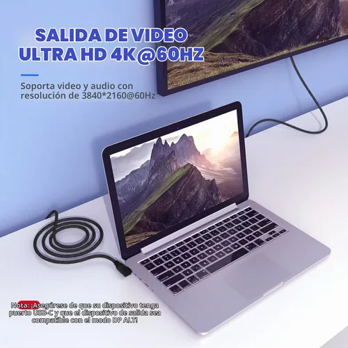 Vista 4 de UseBean Cable USB C de 90 Grados 0.5 Pies, 6 Pulgadas Corto USBC a USBC 3.2 Gen2 20Gbps Cable de Ángulo Recto, Video 4K Carga 100W, Cable Cargador