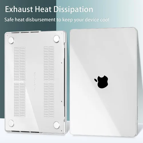 Vista 5 de May Chen Compatible con M4 MacBook Pro de 16 pulgadas A3403 Max A3186, M3 A2991 M2 A2780 M1 A2485 Pro Max versión 2024-2021, carcasa rígida