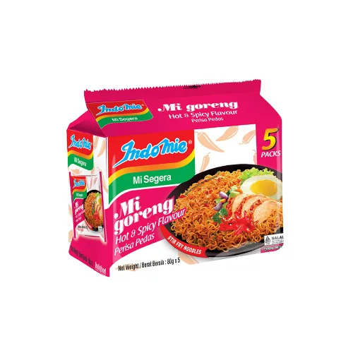 Vista 7 de Fideos fritos Indomie Mi Goreng instantáneos con certificado Halal, sabor picante y especiado/Pedas 2.82 onzas (pack de 30)