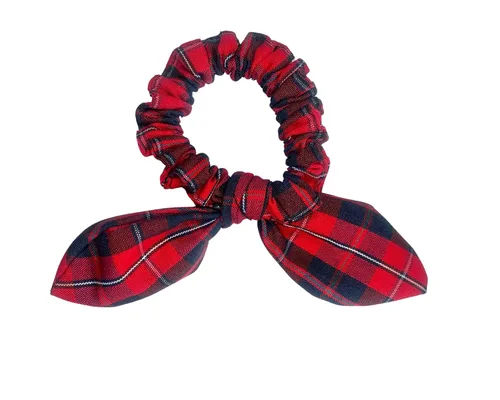 Vista 31 de Back to School/Uniform Plaid Scrunchie bunny ear Bowknot/School Uniform Plaid/Ponytail Bow Scrunchie/Plaid Accessories (Plaid 42-Bernards)