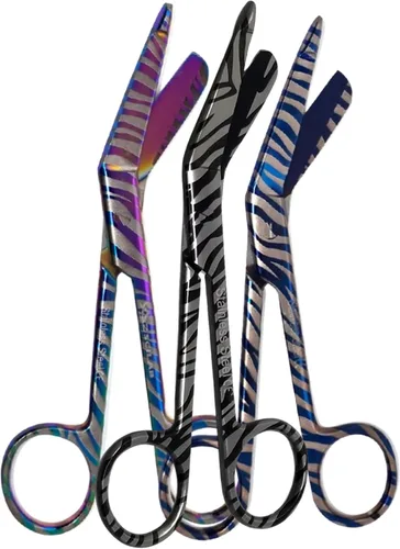 Vista 13 de Juego de 3 tijeras de vendaje para enfermera, médico, EMT Lister, 5.5 pulgadas, acero inoxidable, calidad premium, regalo ideal (PK1)