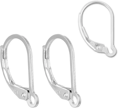 Vista 7 de 2 ganchos para pendientes Adabele Real 1/20 de 14 quilates con relleno de Chapado en oro de 14 quilates