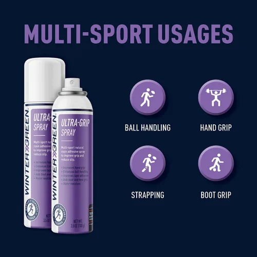 Vista 7 de Wintergreen Ultra Grip Aerosol en Spray de 3.5 Fl Oz - Adhesivo de Resina Natural, Mejora el Manejo del Balón, Recepciones de Fútbol Americano, Seda