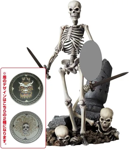 Vista 2 de Monsters/Horror Jason and The Argonauts Revoltech SciFi Super Poseable Figura de acción Esqueleto Guerrero