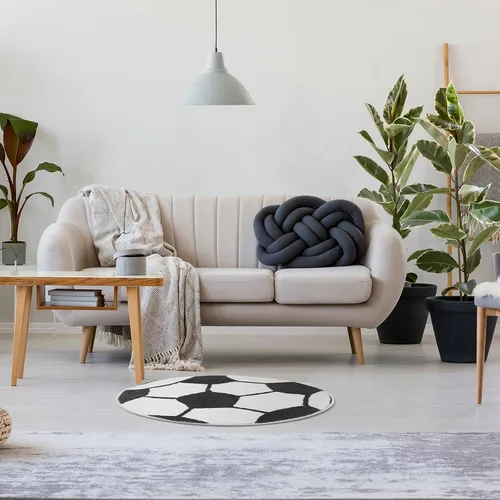 Vista 6 de Woanger 2 tapetes de fútbol y baloncesto para fútbol, deportes, baño, área redonda, alfombra de fútbol para suelo, decoración para dormitorio, sala