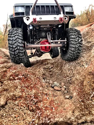 Vista 7 de Eje delantero de aluminio apto para 1/10 RC Rock Crawler AXIAL SCX10 Honcho (Eje Delantero)