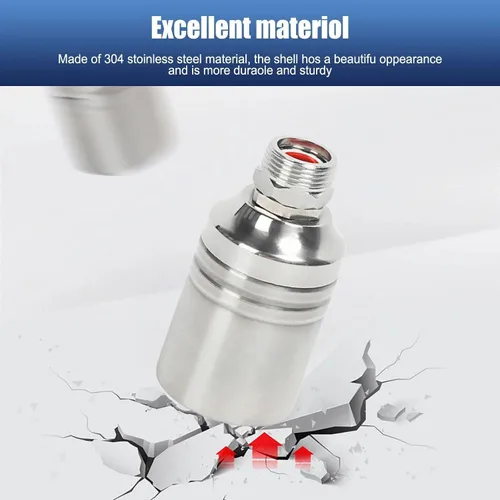 Vista 3 de Water Float Valve, Automatic Water Level Control Float Valve Stainless Steel For Water Tank Pool