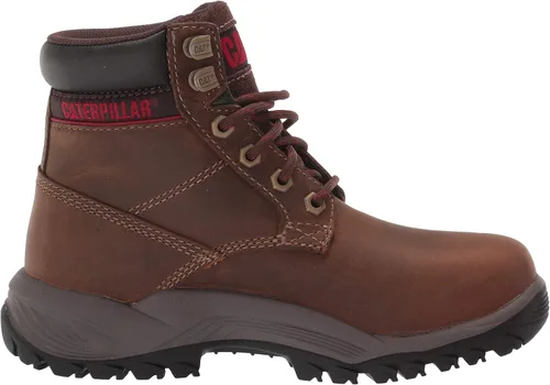 Vista 6 de Caterpillar Dryverse - Botas de trabajo impermeables para mujer (6.0in), marrón, 7.5