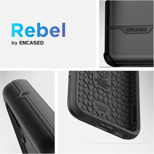 Vista 6 de Rebel - Funda con funda para cinturón para Samsung Galaxy S23, funda protectora con clip para funda (versión 2023) (S23)