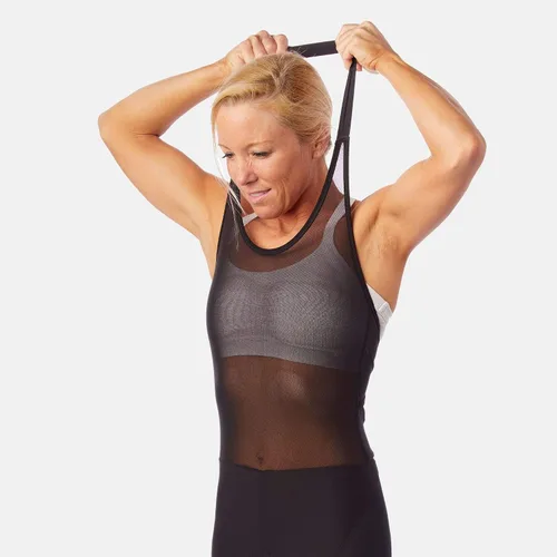 Vista 3 de Giro 2018forro de base de mujer Halter babero corto