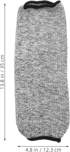 Vista 2 de Mangas de brazo resistentes a cortes de 13.8 in, cubierta de protección de antebrazo Hppe grado 5, funda protectora anticortes para carpintería