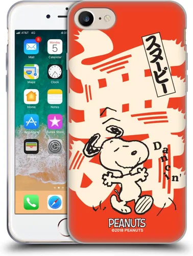 Vista 405 de Carcasa de gel para iPhone 7 Plus/iPhone 8 Plus, diseño de Snoopy Oriental de Peanuts, Badges