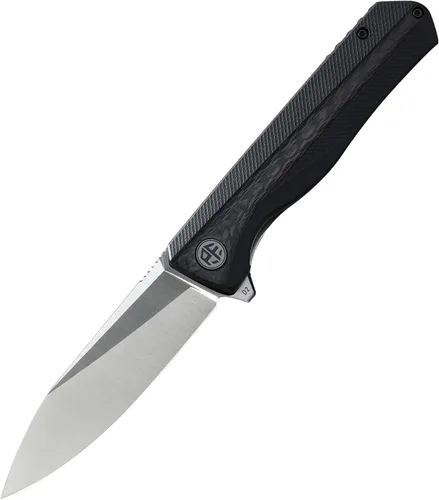Vista 17 de Petrified fish Mango G10 Hoja de acero D2 2CR13 rodamiento de bolas plegable cuchillo de bolsillo con tapa abatible para acampar, caza, uso diario