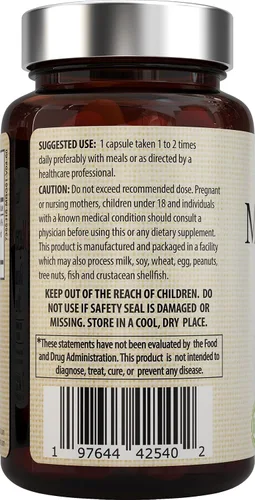 Vista 7 de Nature's Potent Glicinato de magnesio 200 mg Magnesio quelado de alta absorción Apoyo para dormir, calma y calambres musculares Suplemento