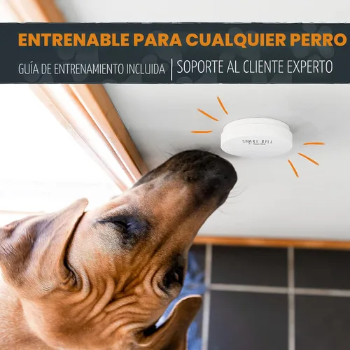 Vista 6 de Mighty Paw Smart Dog Bell 2.0 Timbre inalámbrico para puerta de perro para entrenamiento de orinal - Campana de entrenamiento para cachorros