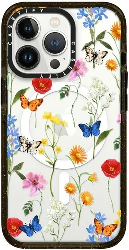 Vista 197 de CASETiFY Funda Impact para iPhone 13 [Protección contra caídas de grado militar 4X de 8.2 pies/Compatible con Magsafe] - #1 Mom - Transparente