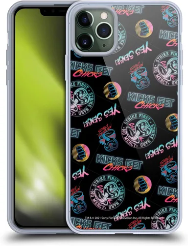 Vista 92 de Head Case Designs Funda de gel suave con licencia oficial de Cobra Kai Eagle Fang Logo Key Art compatible con Apple iPhone 7 Plus/iPhone 8 Plus