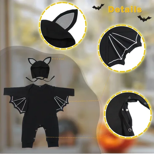 Vista 3 de Disfraz de dálmata para bebé niño y niña, traje de Halloween