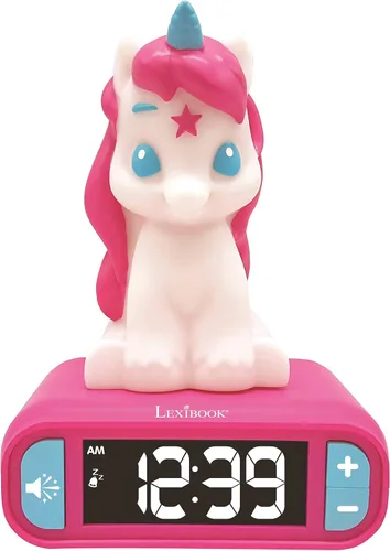 Vista 35 de LEXiBOOK, Vengadores de Marvel, Reloj despertador con luz nocturna de Los Vengadores, Sonidos y melodías, Pantalla LCD retroiluminada, Luminoso