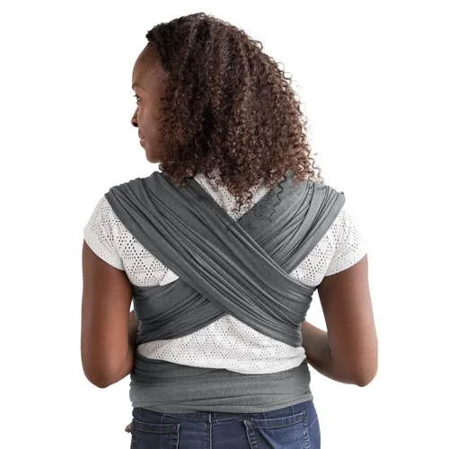 Vista 3 de Porta bebé Moby Baby Wrap para recién nacidos a niños pequeños (8-15kg), porta bebé en cabestrillo, diseño ultra ligero y manos libres, ajustable