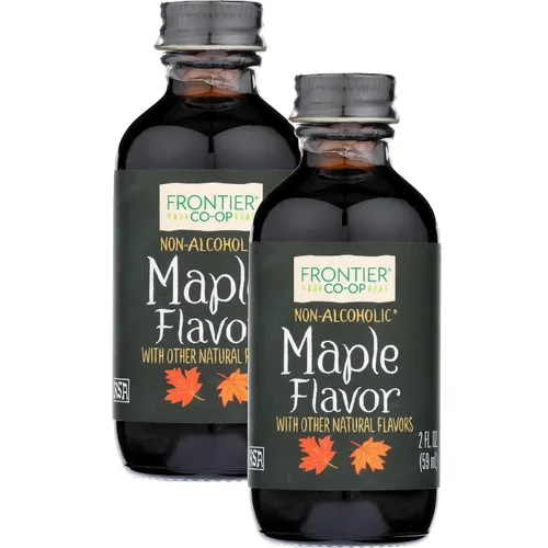 Vista 16 de Frontier sabor a menta certificado orgánico, botella de 2 onzas