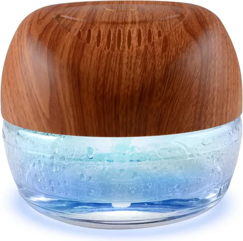 Vista 16 de Limpiador de Aire Lavador de Aire, Difusor de Aromas para Aire Fresco para el Hogar, Oficina, Purificador de Aire con Luz Nocturna (Negro)