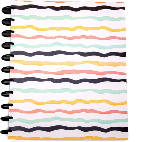 Vista 161 de Talia - Cuadernos de notas con tapas, planificador, personalizables, (Rosa de los 90, Junior (5.5 pulgadas x 8.5 pulgadas))