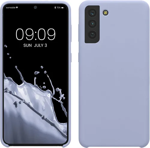 Vista 252 de kwmobile Funda compatible con Samsung Galaxy S9 - Funda de silicona TPU con acabado suave - Blue Reef