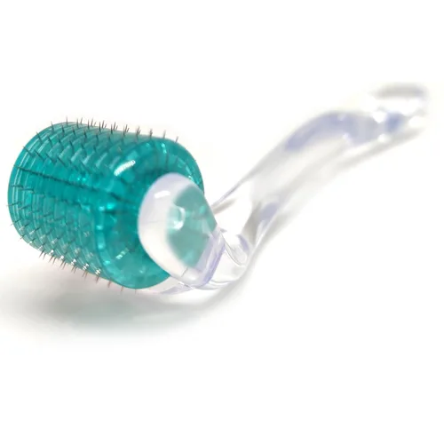 Vista 4 de Derma Roller, microagujas de titanio de 192 pines para cara, cuerpo y cuero cabelludo - Rodillo de microagujas para hombres y mujeres - Herramientas