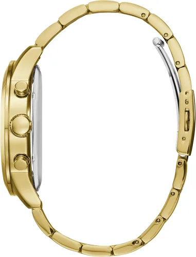 Vista 2 de Guess Reloj clásico de los hombres de la esfera de oro W0668G4