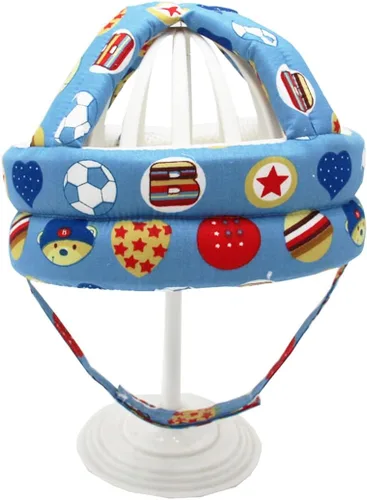 Vista 7 de Casco de seguridad para bebé para caminar y gatear cabeza de bebé, sombrero de protección para niños pequeños, sombrero de cojín protector ligero