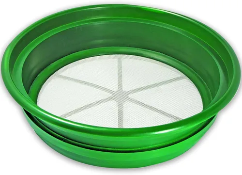 Vista 16 de SE Bandeja Clasificadora Apilable para Prospección de Oro de 13.25 Pulgadas de Ancho - Bandeja de Tamizado con Malla de Acero Inoxidable de 1/2