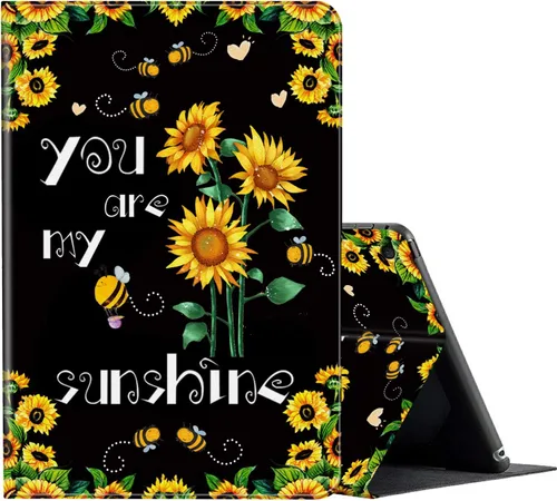 Vista 11 de Funda para todas las tabletas Amazon Kindle Fire 7 (9ª/7ª/5ª generación, versión 2019/2017/2015), funda inteligente con soporte deslizante