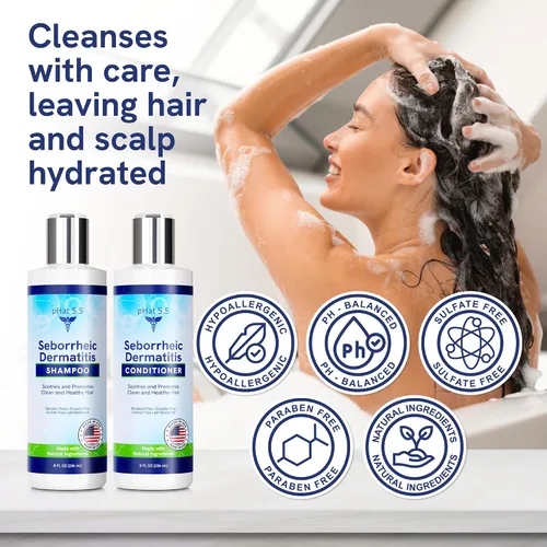 Vista 5 de Champú y acondicionador pHat 5.5 para seborrea y dermatitis