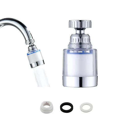 Vista 12 de LiXiongBao Grifo Giratório de 360° Purificador de Água, Reduce Cloro, Elimina Fluoruro, Metales Pesados, Suaviza Agua Dura, Fácil Instalación, 4