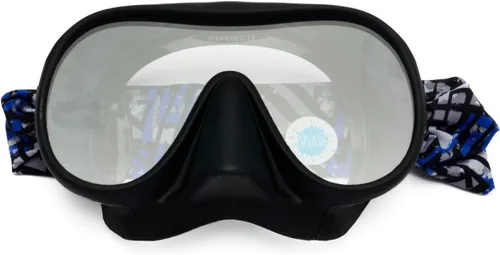 Vista 12 de Splash Place Máscara de natación para adultos con correa de tela Gafas de natación para adultos con cubierta para la nariz, hipoalergénicas,