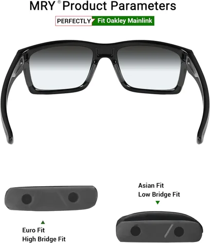 Vista 2 de Mryok Pieza nasal de repuesto para gafas de sol Oakley MainlinkMainlink XLMainlink MNP