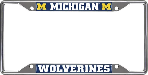 Vista 9 de FANMATS NCAA - Marco de matrícula de metal cromado unisex para adultos