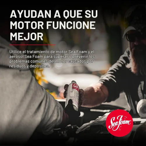 Vista 6 de Tratamiento de motor de espuma marina Tratamiento de combustible y aceite, 16 oz+14 oz