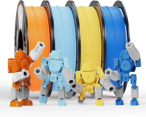 Vista 42 de Paquete de filamento PLA de 0.069 pulgadas, 8 colores vibrantes, apto para Pla Bundle-250gx8-112020006