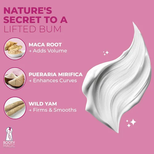 Vista 4 de Botín Magic Butt Enhancement Cream – Suministro de 2 mes