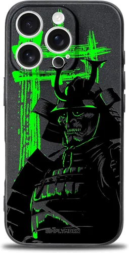 Vista 9 de SIMPLYMDRN Funda delgada para iPhone 12 Pro Max, diseño de guerrero, funda genial para hombres, funda de soldado de combate, delgada y flexible