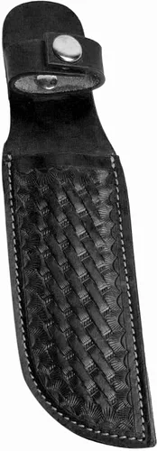 Vista 6 de Hulara Genuine Leather Knife Sheath – Handmade Leather Knive Holder with Belt Loop, Fits 4-10" Blade – Fixed Blade Knife Sheaths, Knifes Scabbard