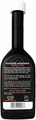 Vista 2 de Driven Racing Fuel Injector Defender – Limpiador de Inyectores 70048 Botella de 10 onzas Limpia, lubrica y protege los inyectores de combustible
