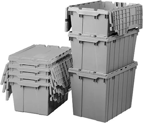 Vista 2 de Akro-Mils 39160 - Bolsa de almacenamiento de plástico industrial con tapa con bisagras