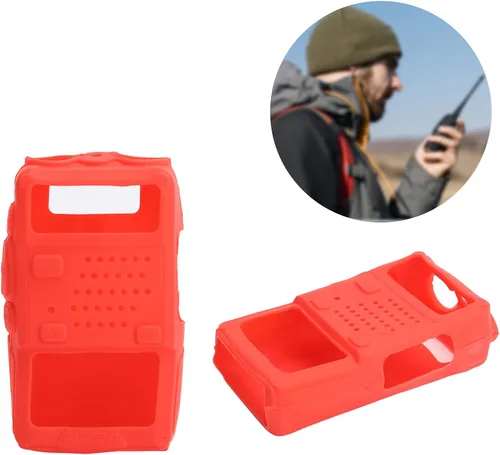Vista 2 de Walky Talky - Funda protectora de silicona de calidad para walkie talkie, funda protectora de seguridad para radios de oficinas de largo alcance
